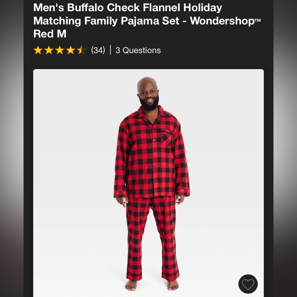 Red Buffalo Plaid PJ PANTS ONLY